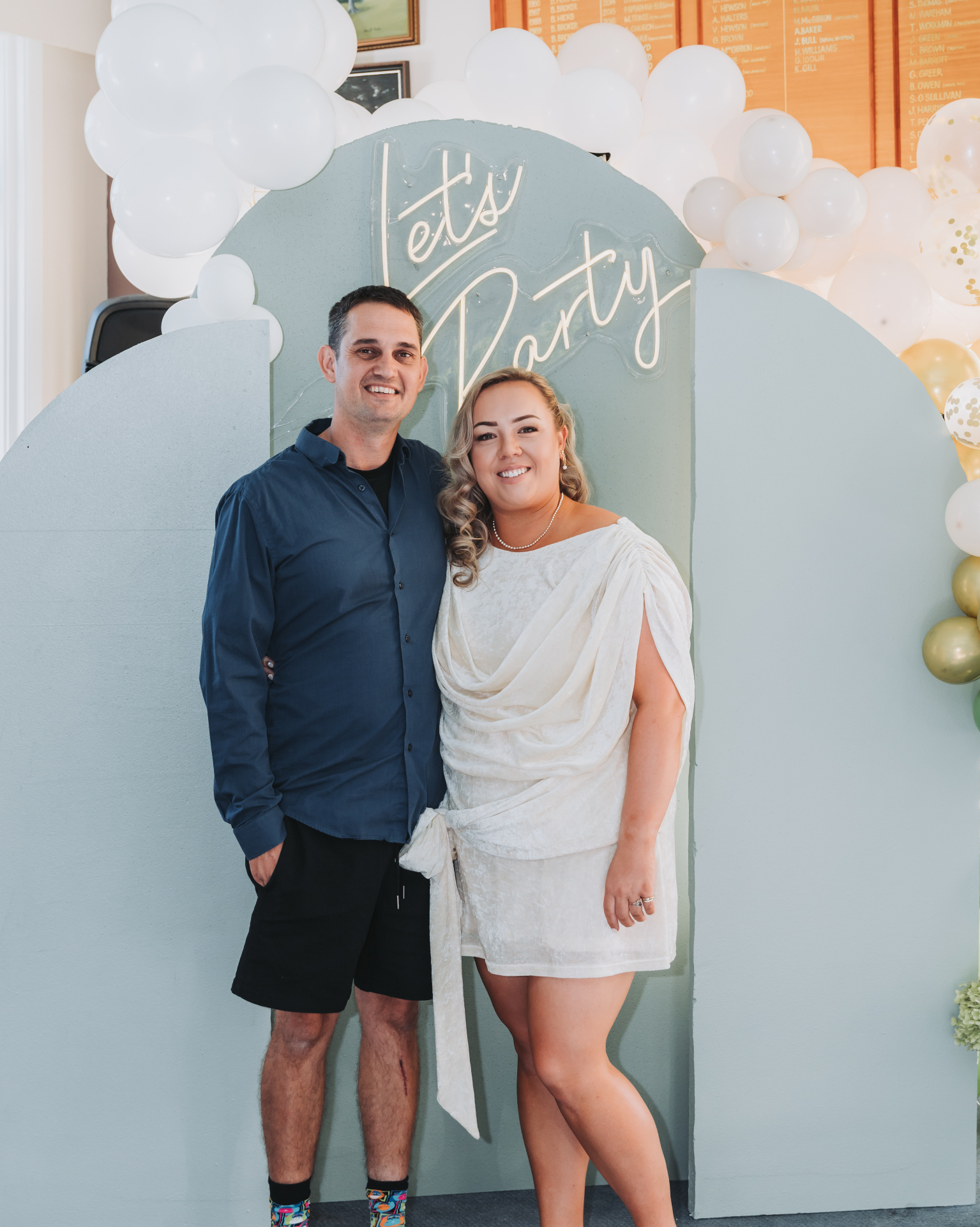 Gold Coast wedding photographer — bride and groom intimate portrait