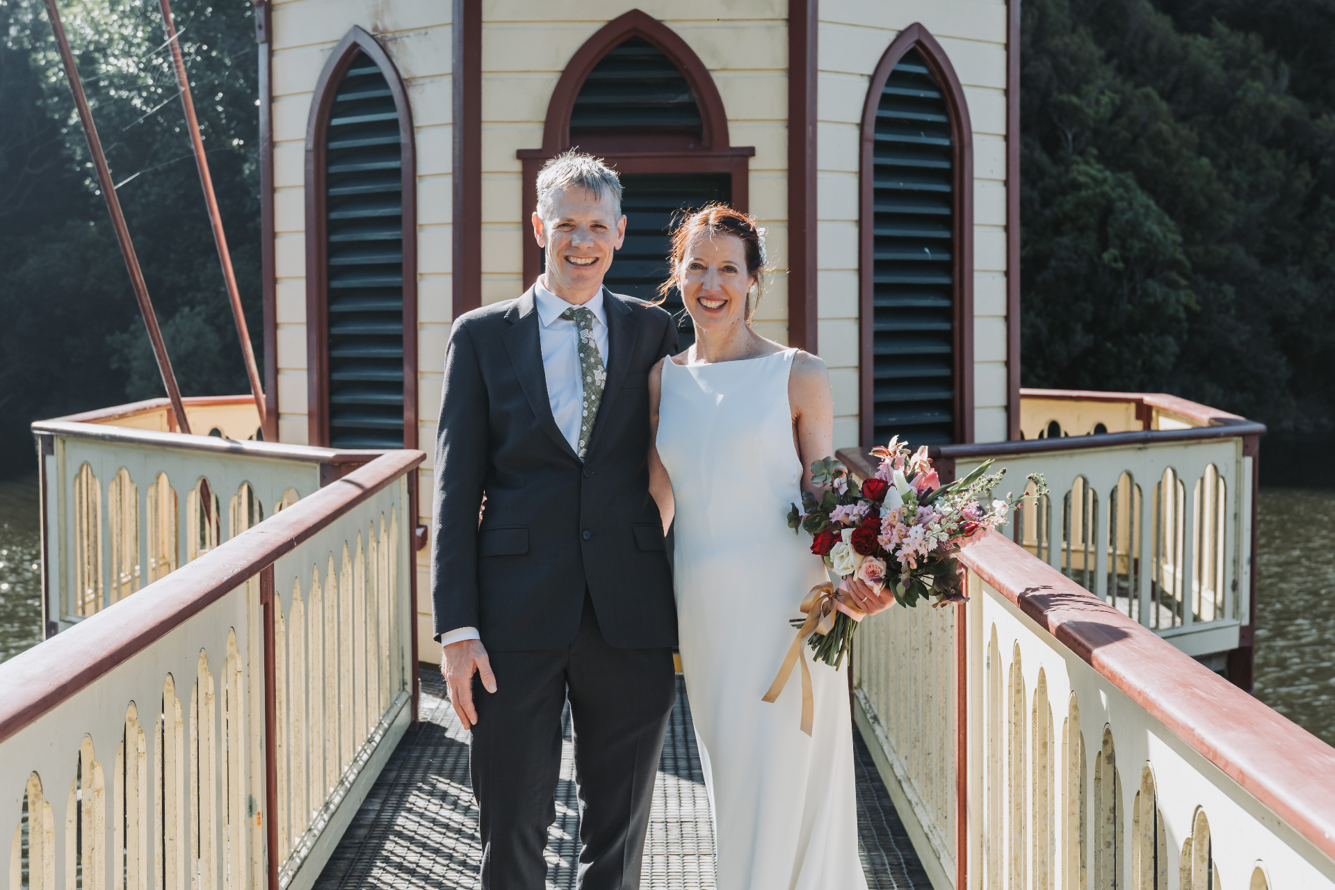 Luxury wedding photography — bride in silk gown